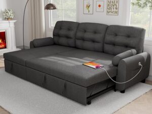 Ucloveria Sectional Sleeper  Sofa Couch 