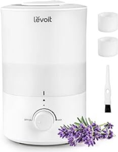 LEVOIT Quiet (3L Water Tank) Cool Mist Top Fill Humidifier