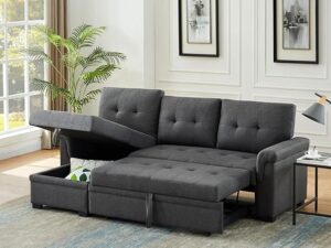 Lilola Home Lucca Sectional Sleeper Sofa